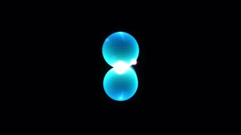 Electron Spin State Flips Between Its Two Orientations Stock Footage 344513827
