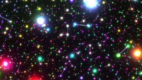 Electron System Concept Abstract Graphic Effect Background (Fast Forward) Stock Footage 166715576