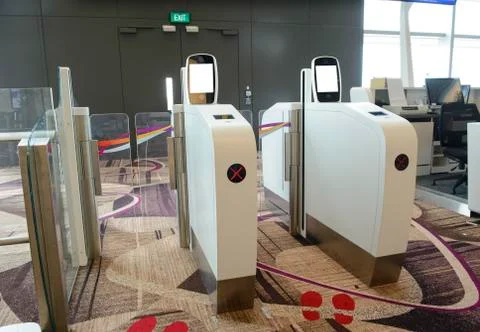 Electronic access control system Stock Photos