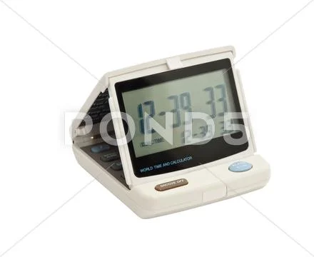 Electronic alarm clock Stock Photos