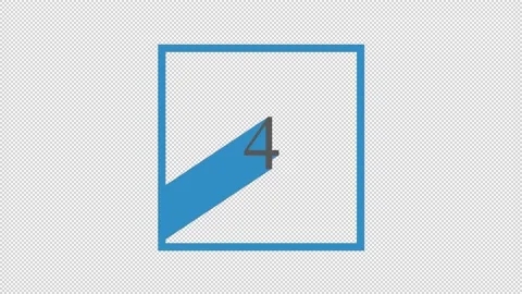 Electronic animation of counting numbers Stock Footage 233011924