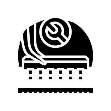 Electronic assembly electronics glyph icon vector illustration 스톡 일러스트
