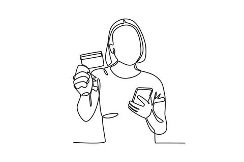 Electronic atm card Stock Illustration