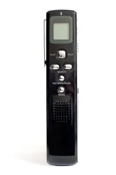 Electronic audio recorder Foto stock