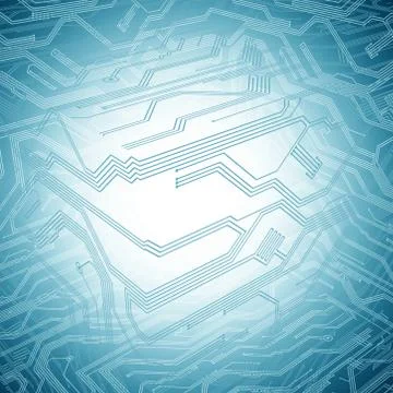 Electronic Background Stock Illustration