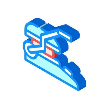 Electronic bbq grill isometric icon vector illustration Stockillustratie