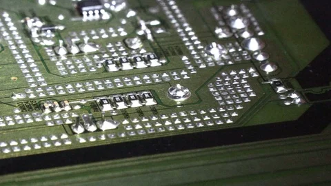 Electronic board Abstract circuit board Stock Footage 95936535