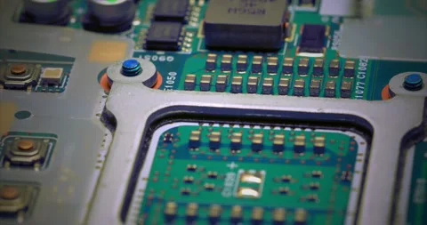 Electronic board circuit Stock Footage 231895519