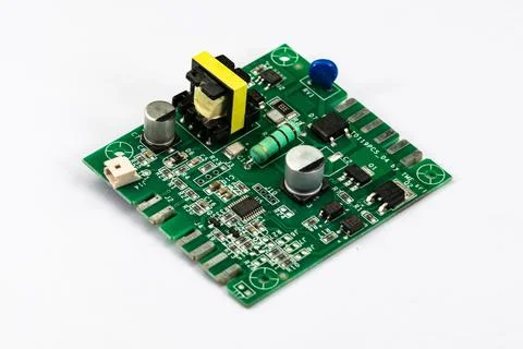 Electronic board of a coffee grinder Stock Photos