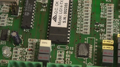 Electronic board display Vídeo Stock 39621965