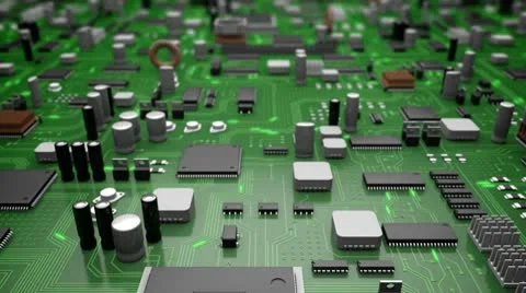 Electronic board Stock Footage