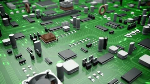 Electronic board Stock Footage 10682882
