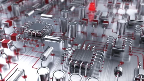 Electronic board Stock Footage 81680310