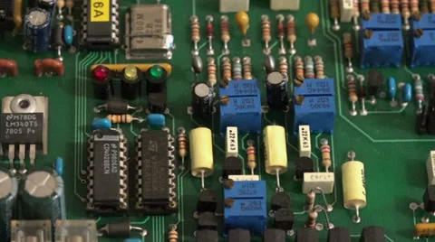 Electronic board panel Stock Footage 39622961