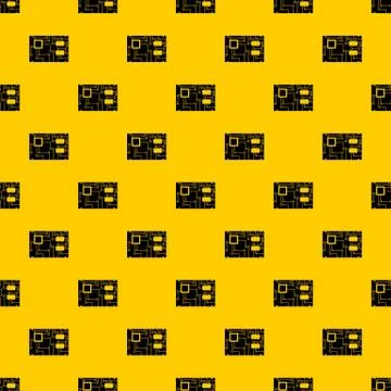 Electronic board pattern vector イラスト素材