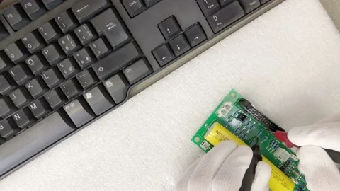 Electronic Board Test Stock Footage 156024544