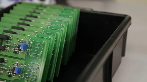 Electronic boards in box Видео 69748828