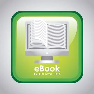 Electronic book design, vector illustration eps10 graphic Stock Illustration