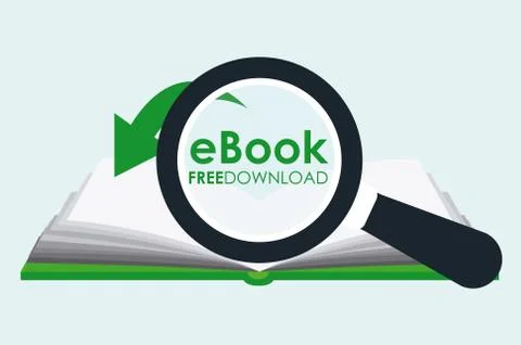 Electronic book design, vector illustration eps10 graphic Stock Illustration