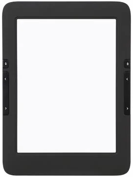 Electronic book front view. Stock Photos
