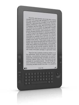 Electronic book Stock Illustration