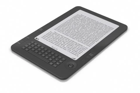 Electronic book Illustrazione stock