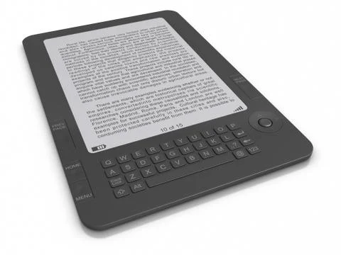 Electronic book Stock Illustration