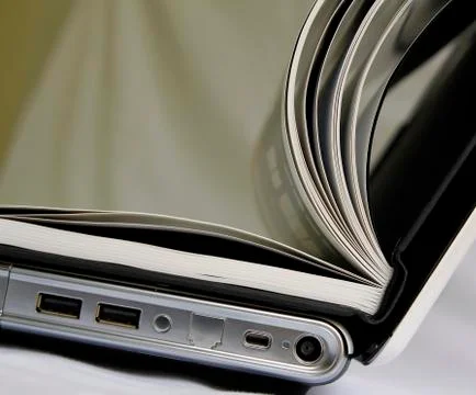 Electronic book Foto stock