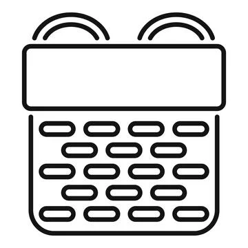 Electronic braille display showing digital accessibility features Stock Illustration
