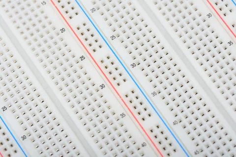 Electronic breadboard for education Stock Photos