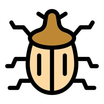 Electronic bug representing software glitch or cyber security threat Stock Illustration