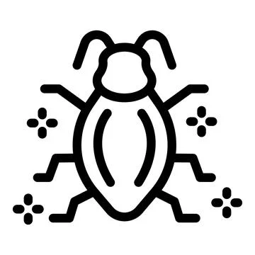 Electronic bug spreading with antennae moving on circuit board Illustrazione stock