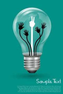 Electronic bulb Stock Illustration