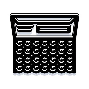 Electronic calculator device performing mathematical accounting computation Stock Illustration