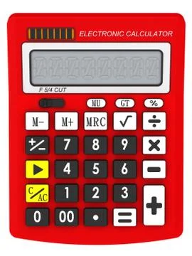 Electronic calculator Ilustração Stock