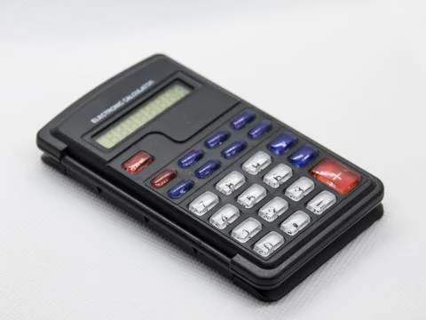 Electronic Calculator - Math Gadget Stock Photos