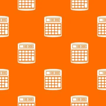 An electronic calculator pattern seamless Illustrazione stock
