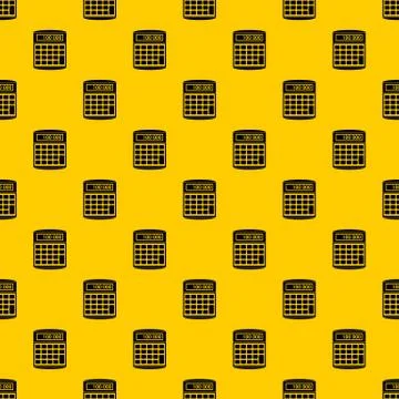 An electronic calculator pattern vector Illustrazione stock