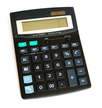 Electronic calculator Stock Photos