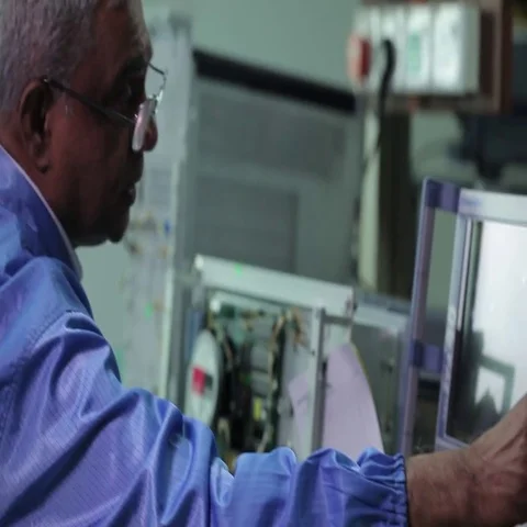 Electronic calibrate machine lab  Stock-Footage 69614057