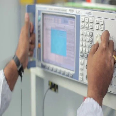 Electronic calibrate machine lab Stock-Footage 69614541