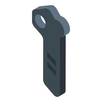 Electronic car key showing locking system access Stock-Illustration