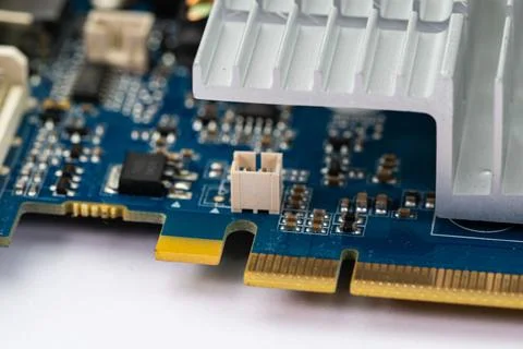 Electronic card of a pc Stock Photos
