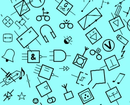 Electronic chaos PAL Stock Footage 308805