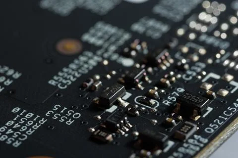 Electronic chip Stock Photos