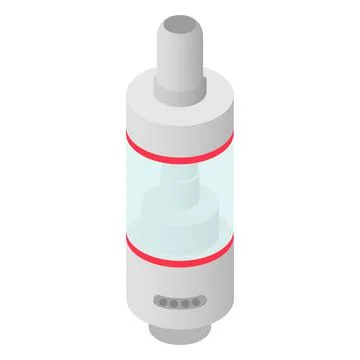 Electronic cigarette atomizer icon Stock Illustration