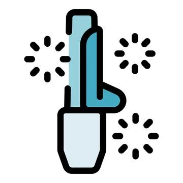 Electronic cigarette device producing vapor and sparkling effects Stock Illustration