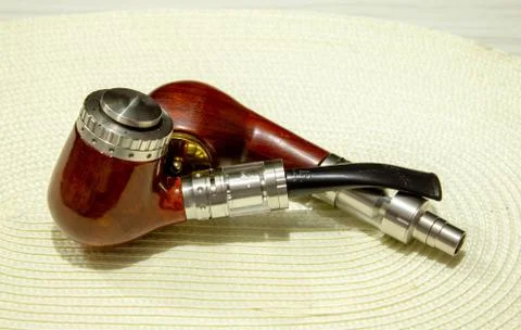 Electronic cigarette, electronic pipe, personal vaporizer, vaping device Stock Photos