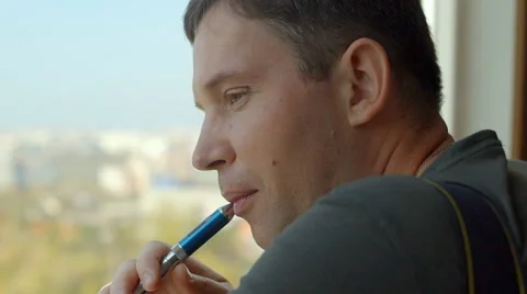 Electronic cigarette Stock Footage 58204505