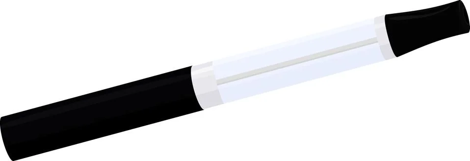 Electronic cigarette isolated vector illustration Stock Illustration